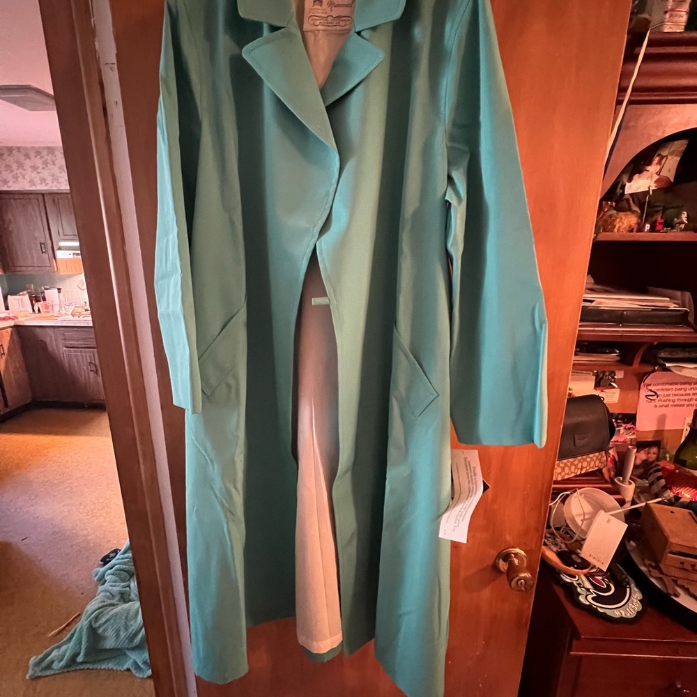 London Fog Elegant Teal Lightweight Coat | NWT